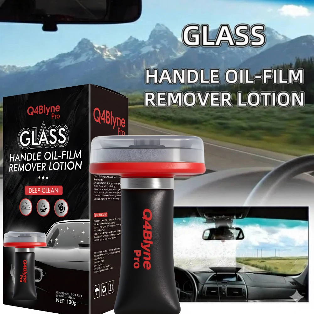 Oil-Film Remover – Restores Crystal Visibility in Minutes. Q4xBlyne™ kits